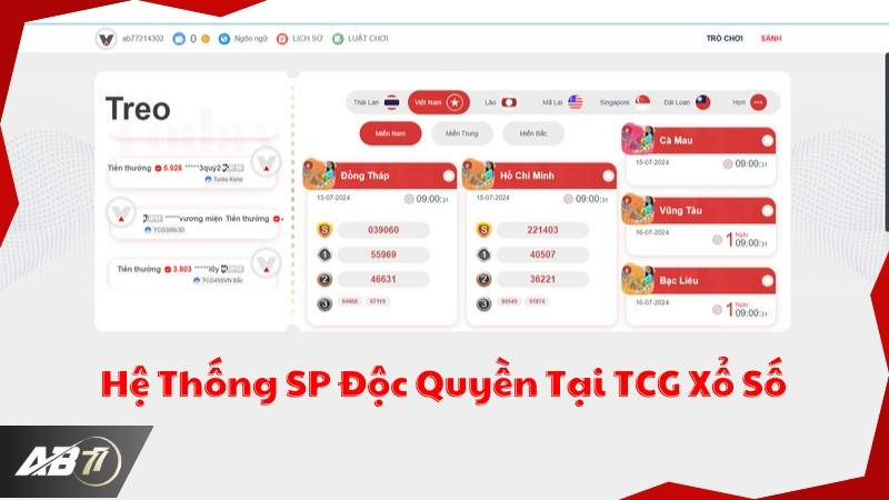 Hệ thống các sản phẩm độc quyền khác chỉ có tại TCG Xổ Số